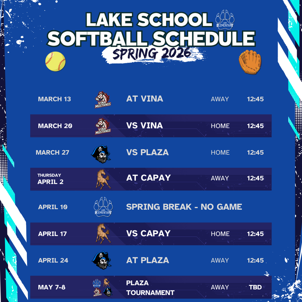 Softball Schedule
