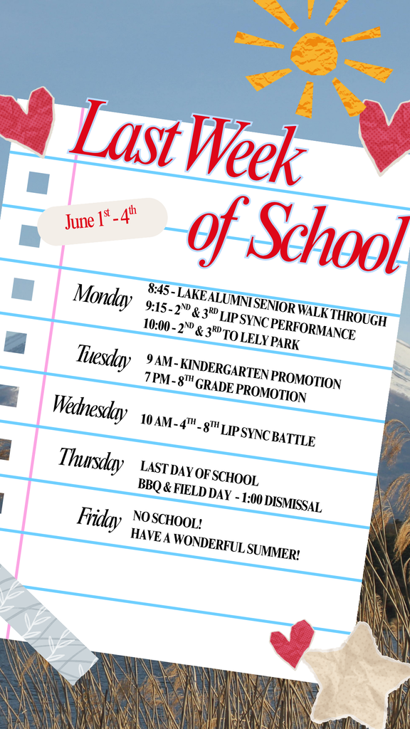 Last week of school
