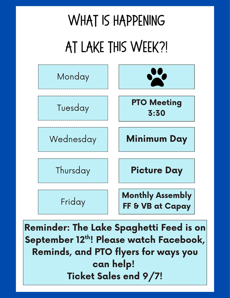 This week at Lake