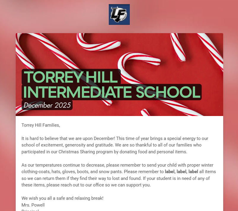 TH December 2025 Newsletter