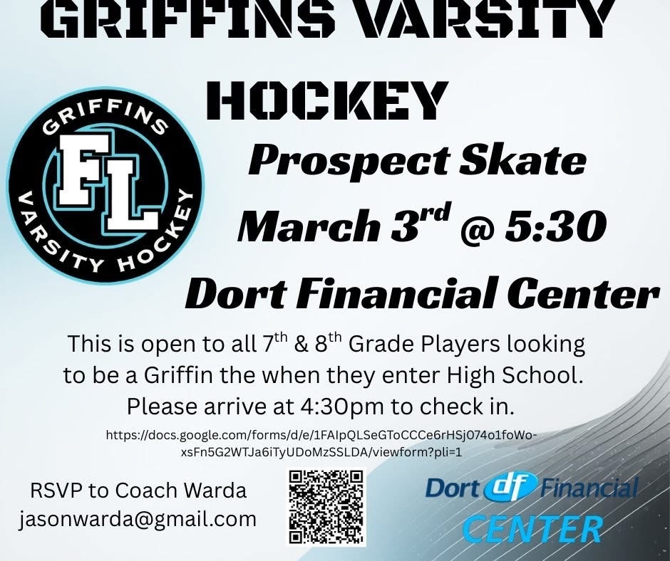 Griffins Varsity  Hockey Prospect Skate