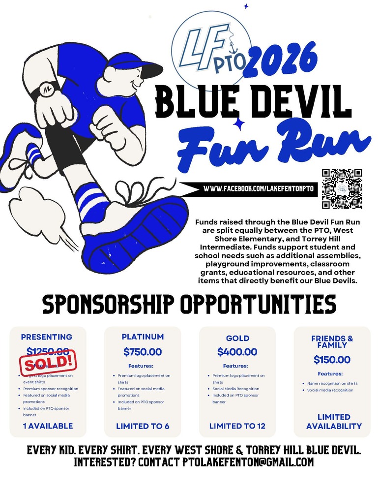 Blue Devil Fun Run Sponsorship