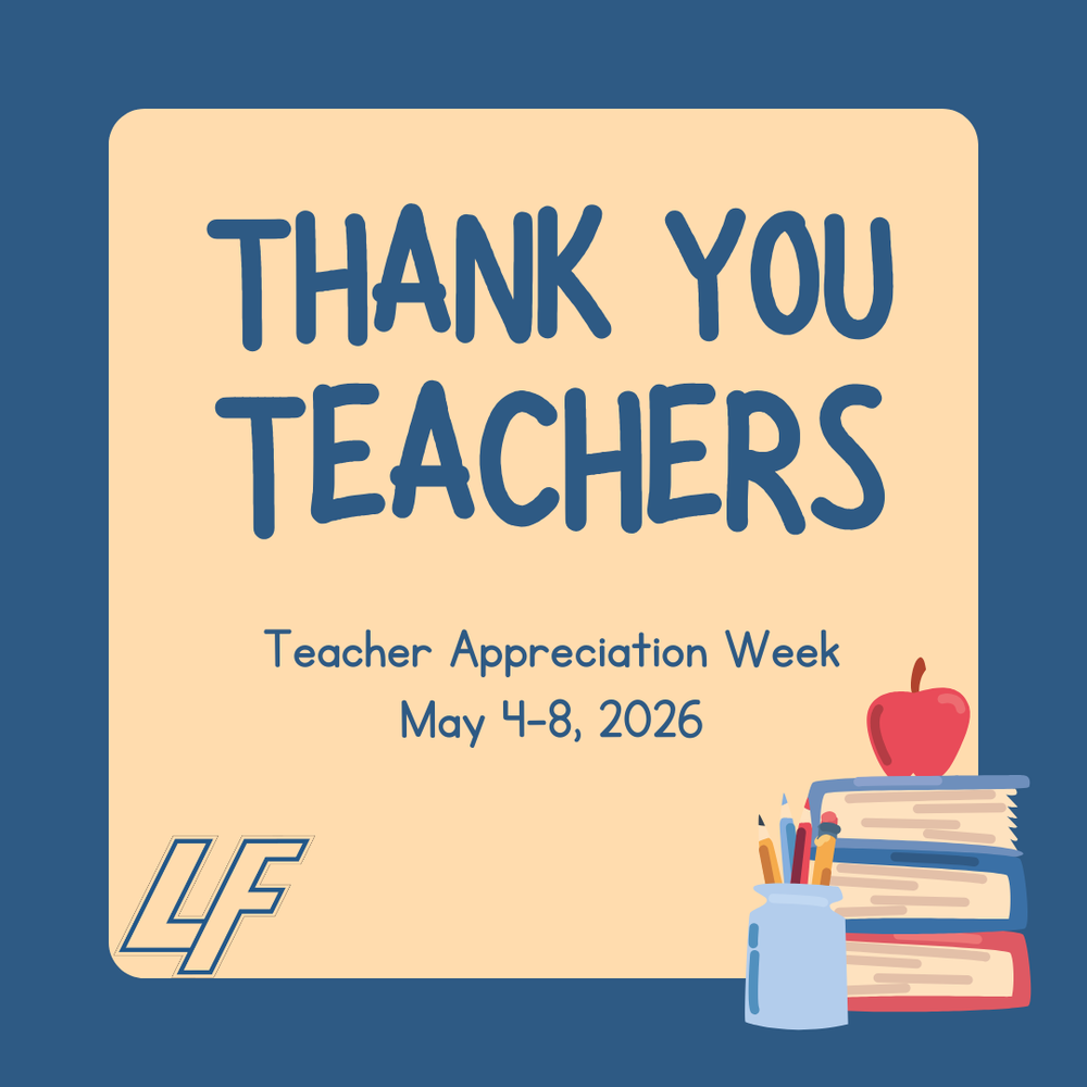 Thank You Teachers Teacher Appreciation week May 4-8 2026