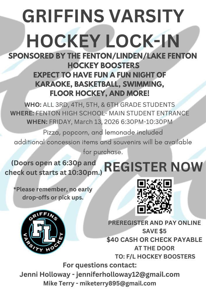 Griffins Varsity Hockey Lock-In