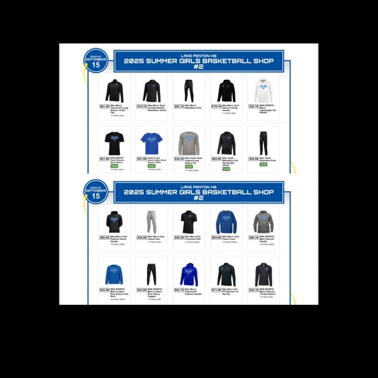 shopping page