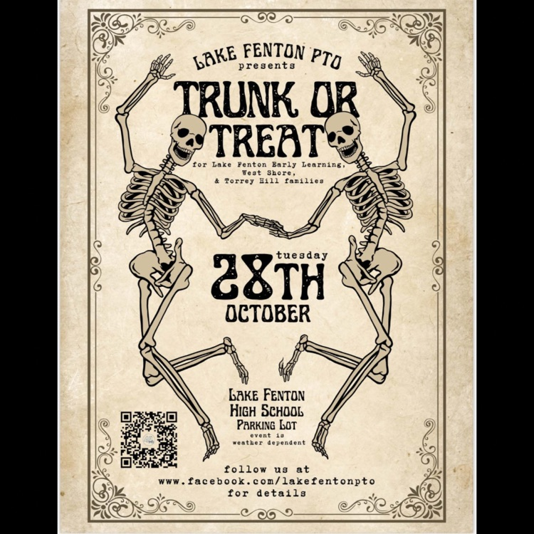 trunk or treat flyer