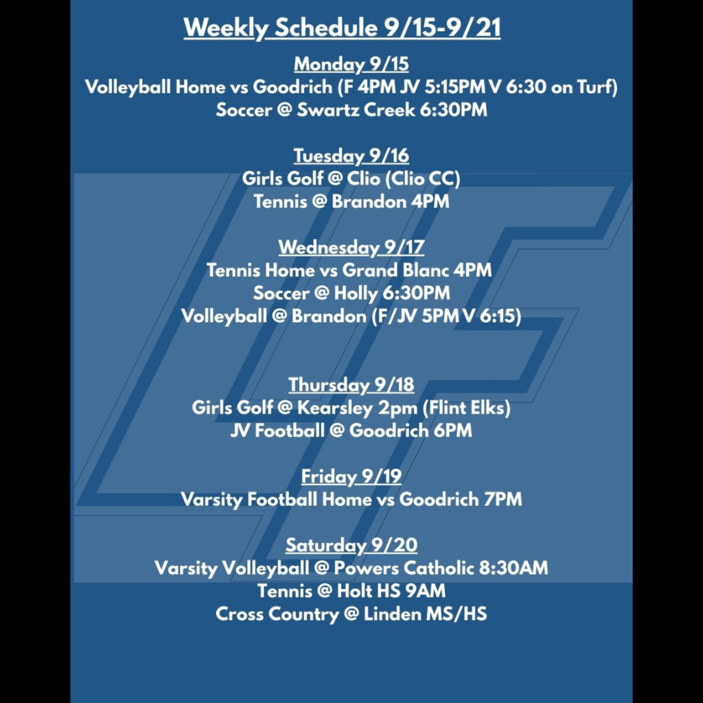sports schedule