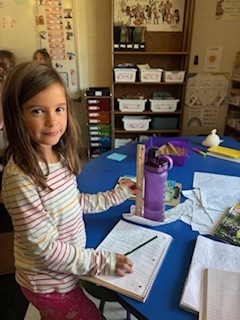 students measuring