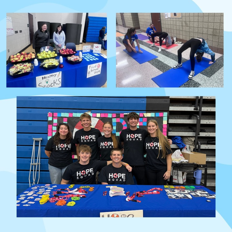 collage of pics of a community fair