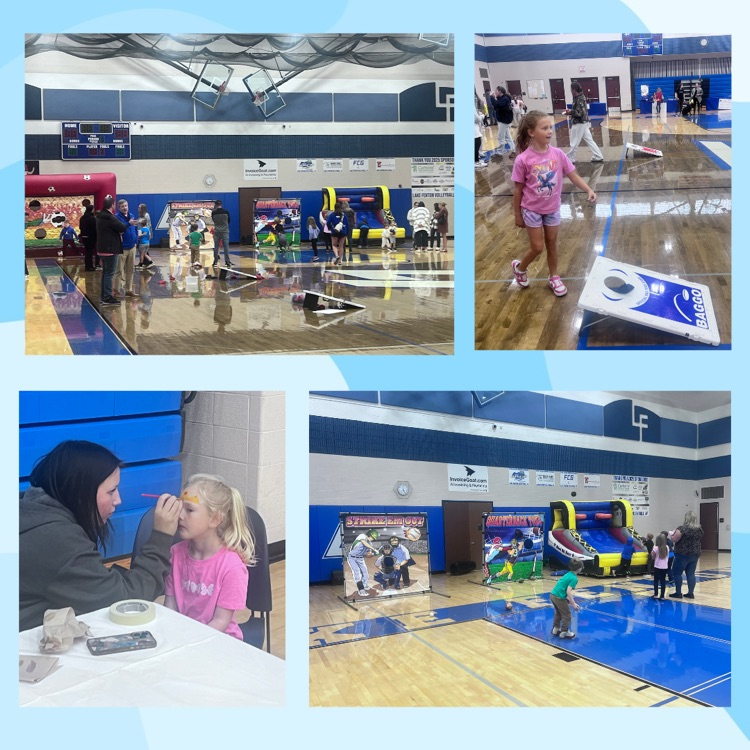 collage of pics of a community fair