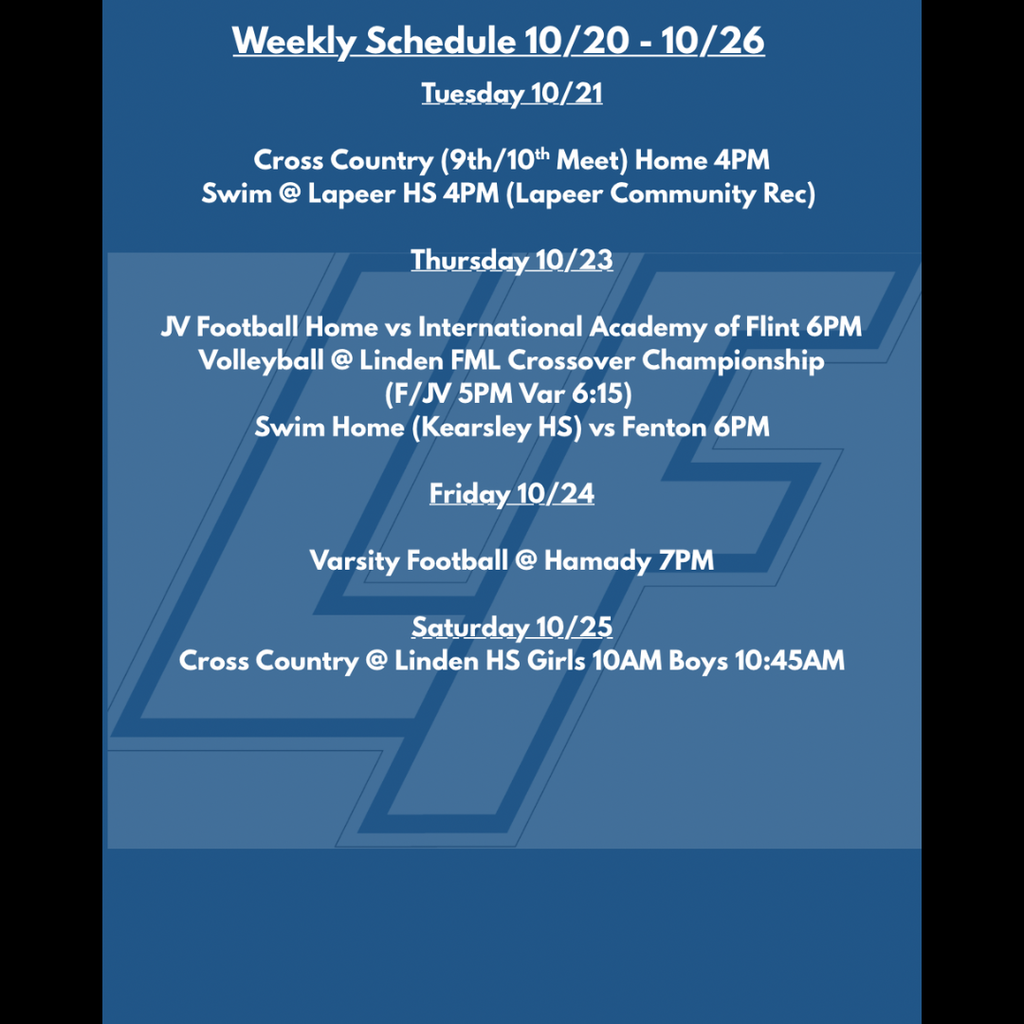 Game Schedule