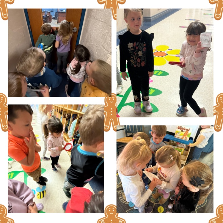 kids on a scavenger hunt