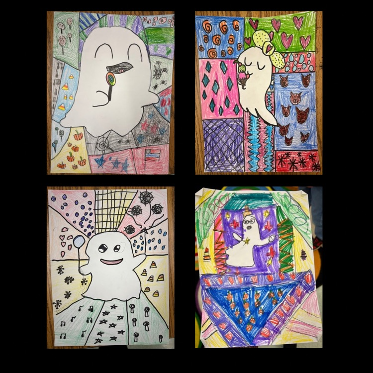kid drawn pictures of ghosts