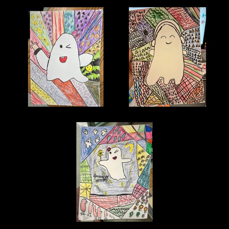 kid drawn pictures of ghosts