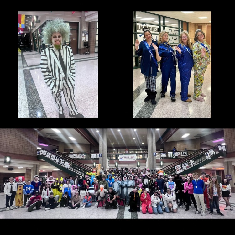 people dressed up for Halloween 