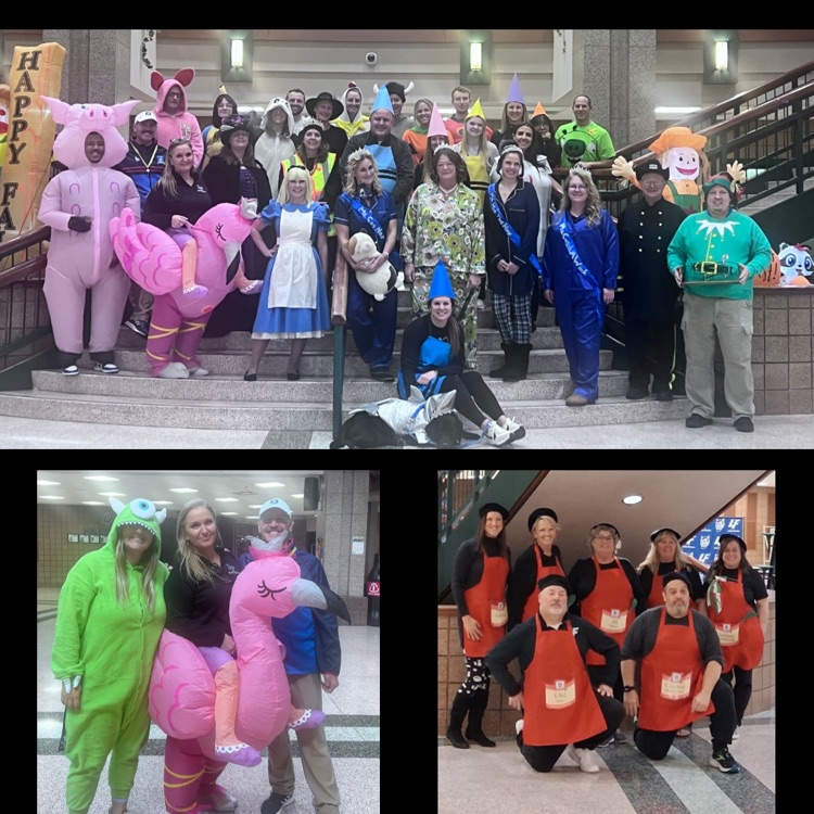 people dressed up for Halloween 