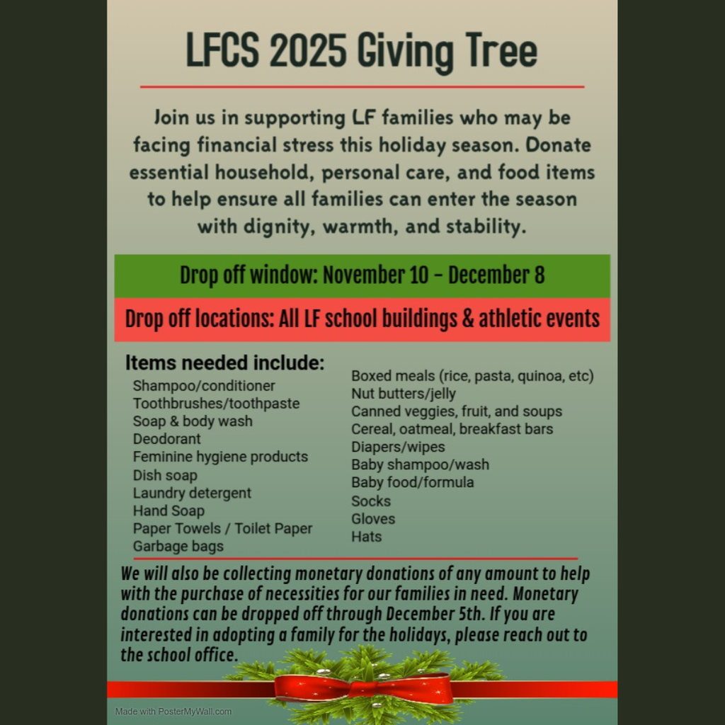 giving tree flyer
