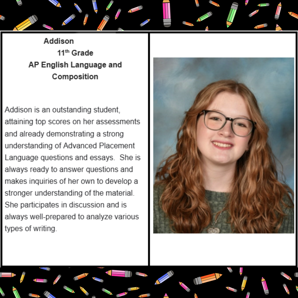 ap student of the month