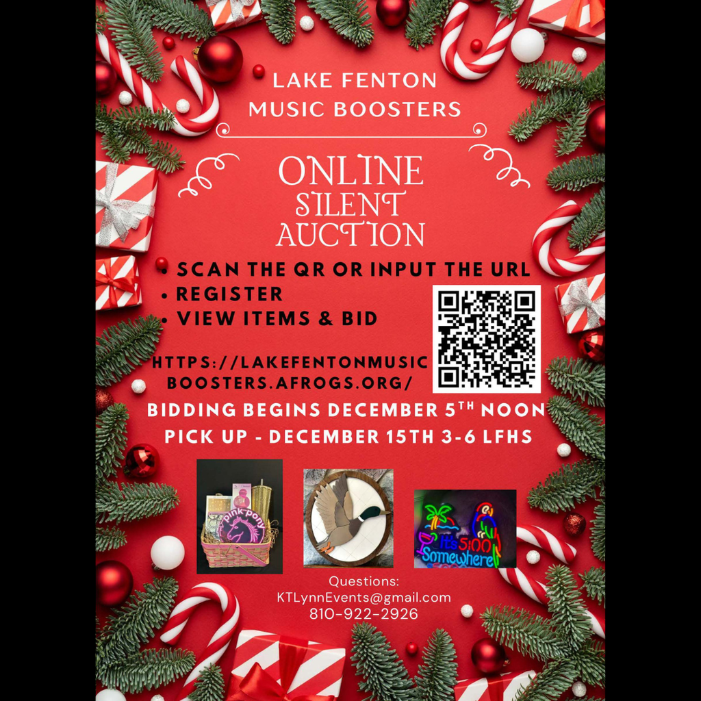 silent auction flyer