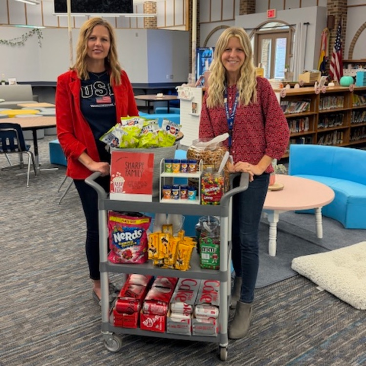 2 women with a treat trolley