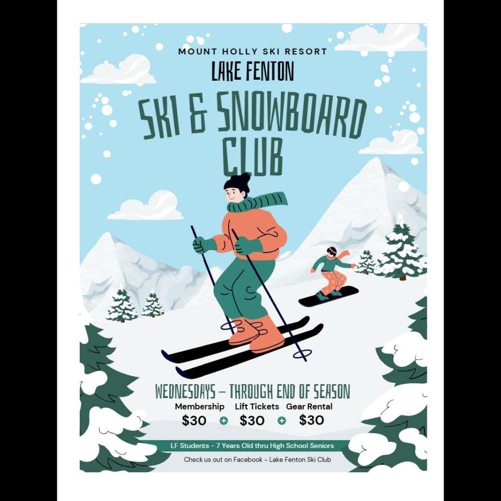 ski club flyer