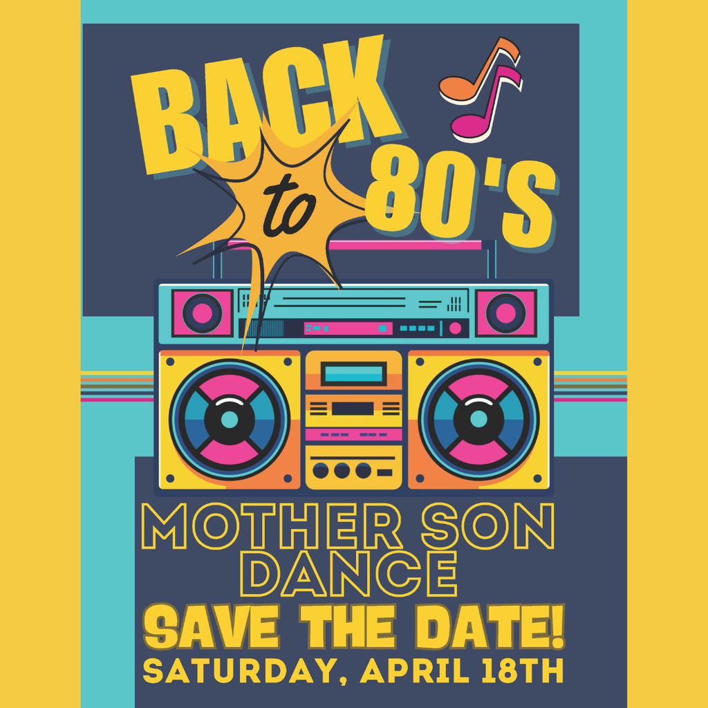 mother son dance flyer