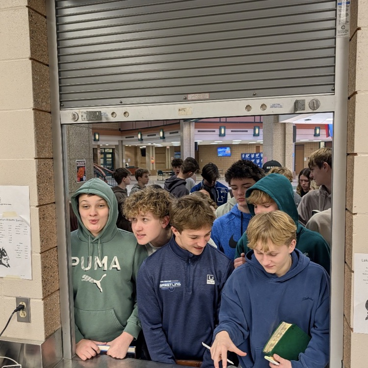 high school students posing