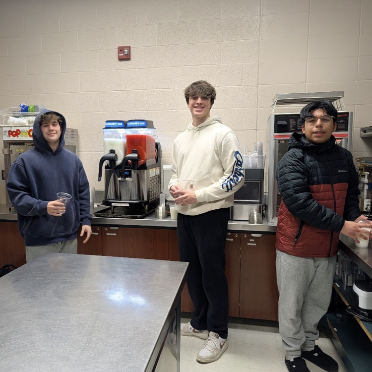 high school students posing
