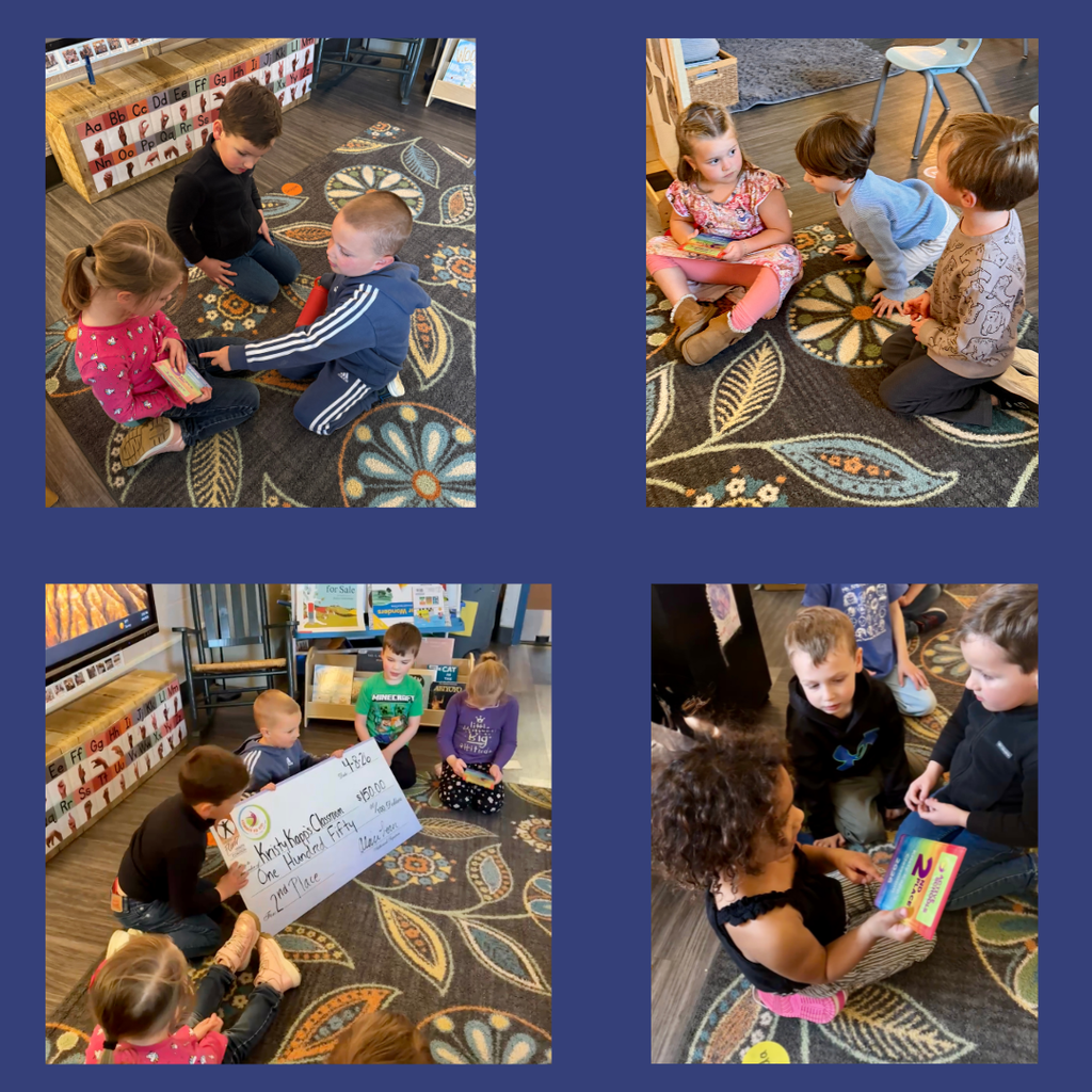 collage of pictures of students in a classroom