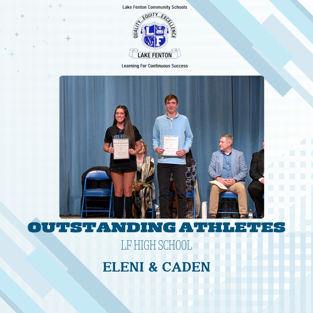 LFHS Outstanding Athletes Eleni & Caden