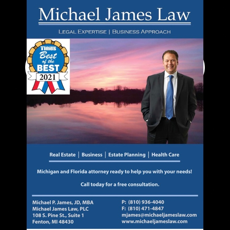ad for Michael James Law Firm