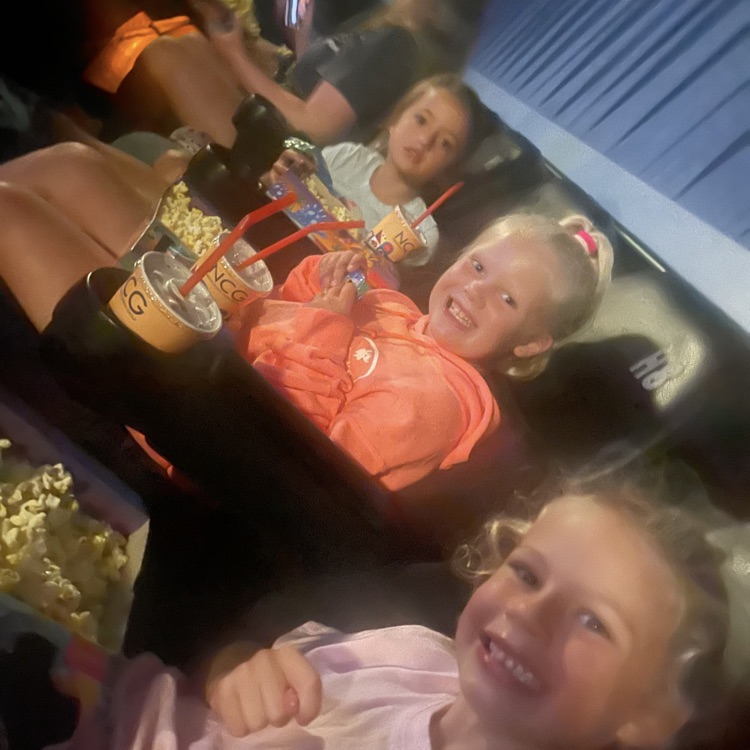 kids in a movie theater