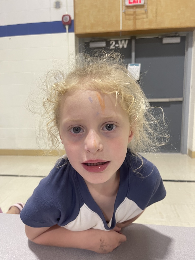 little girl smiling