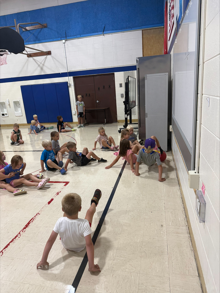 kids playing on a gym floor
