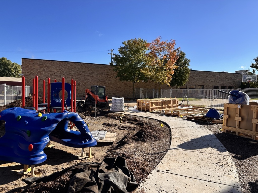 a playground being built