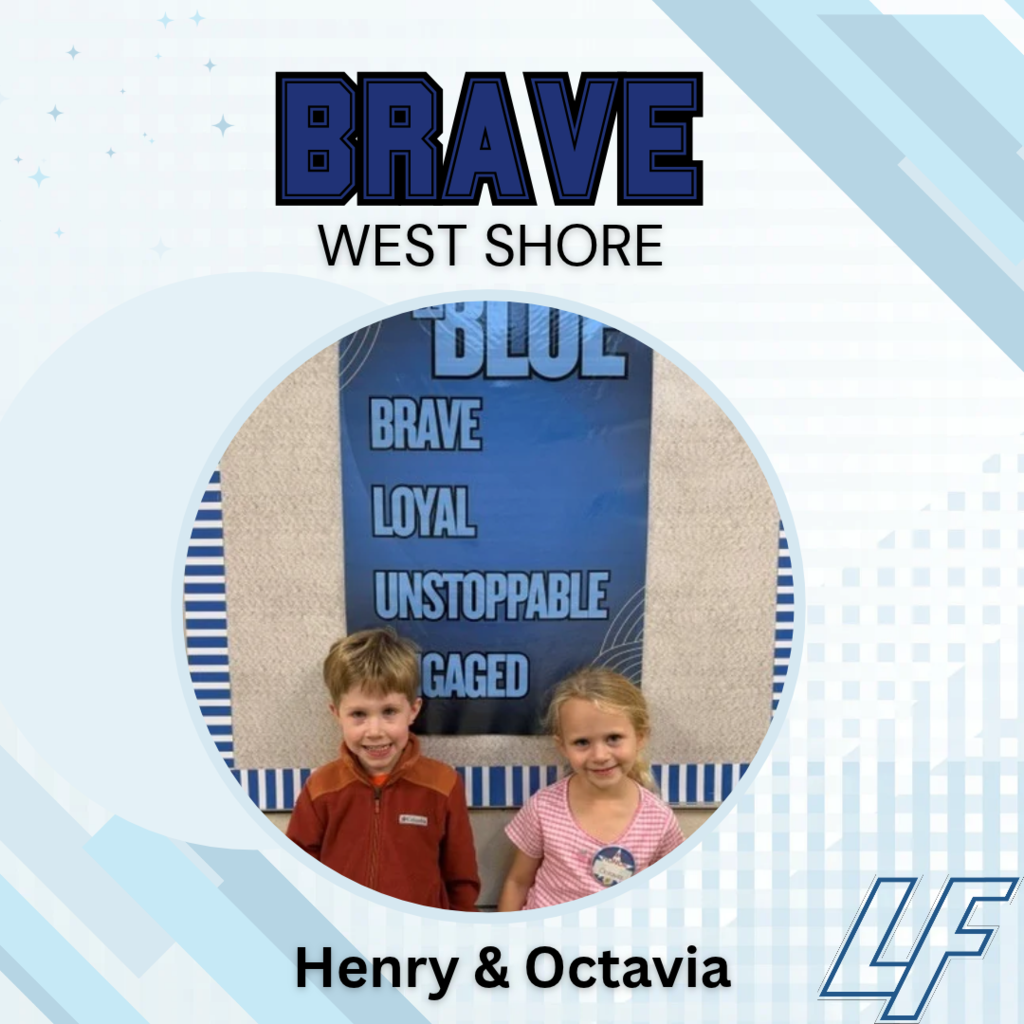 Brave Award winners West Shore- Henry and Octavia