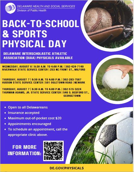 Back to school physicals