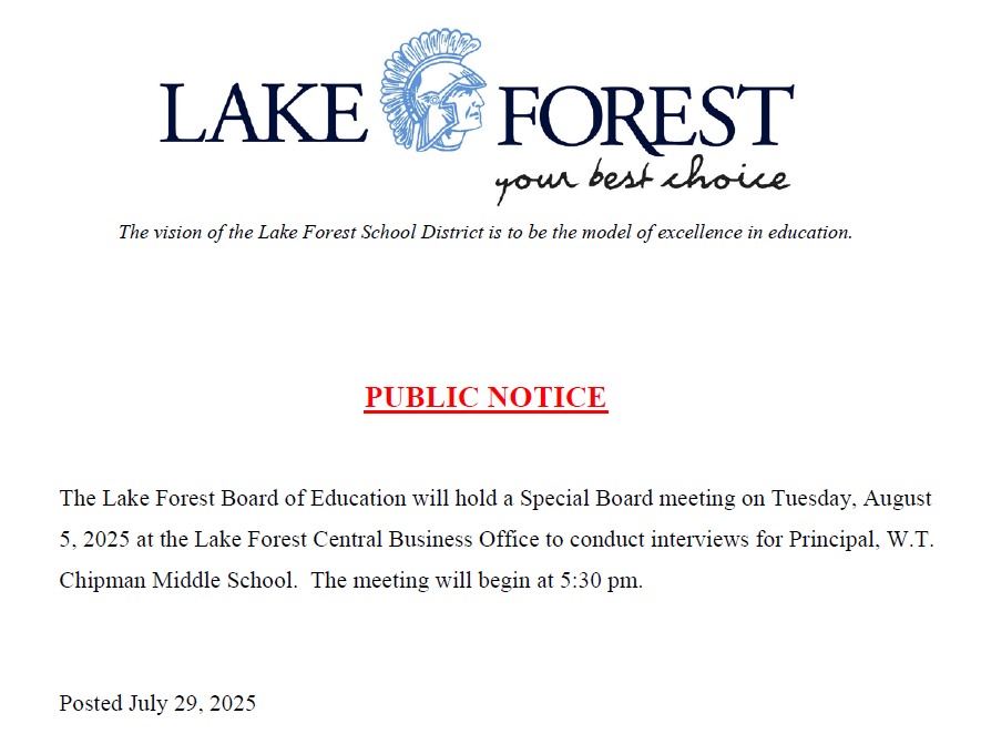 Public Notice