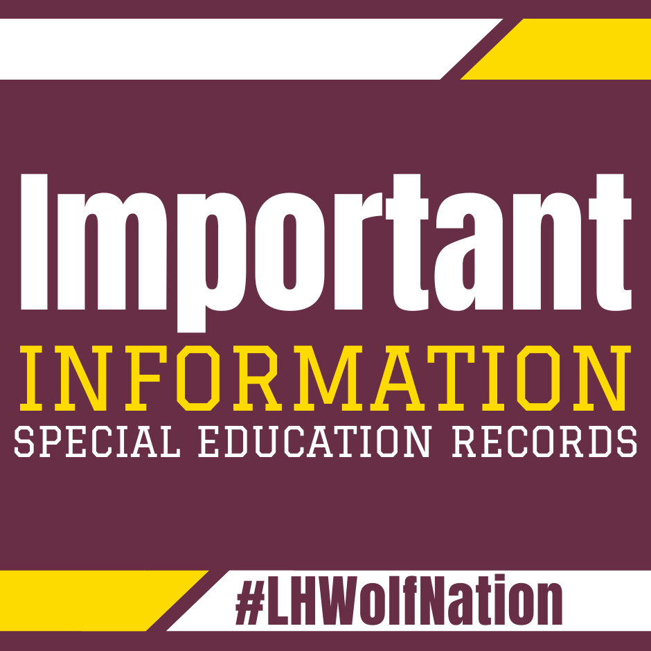 SPECIAL EDUCATION RECORDS