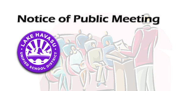LHUSD Notice of Public Meeting