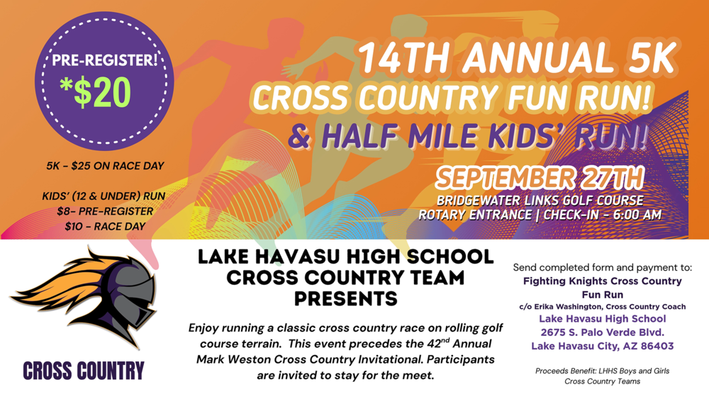 fun run 5k pre register