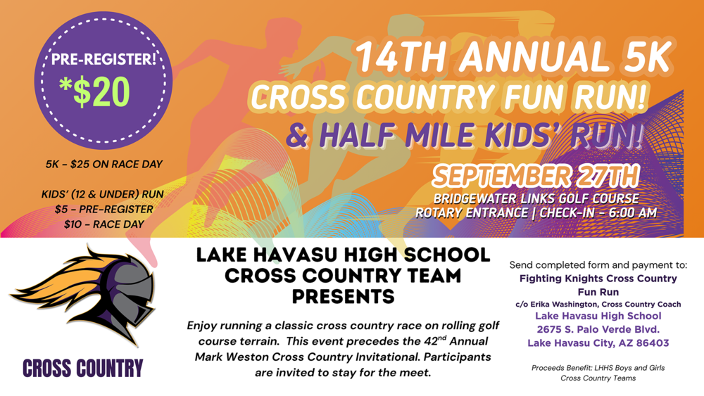 fun run 5k pre register