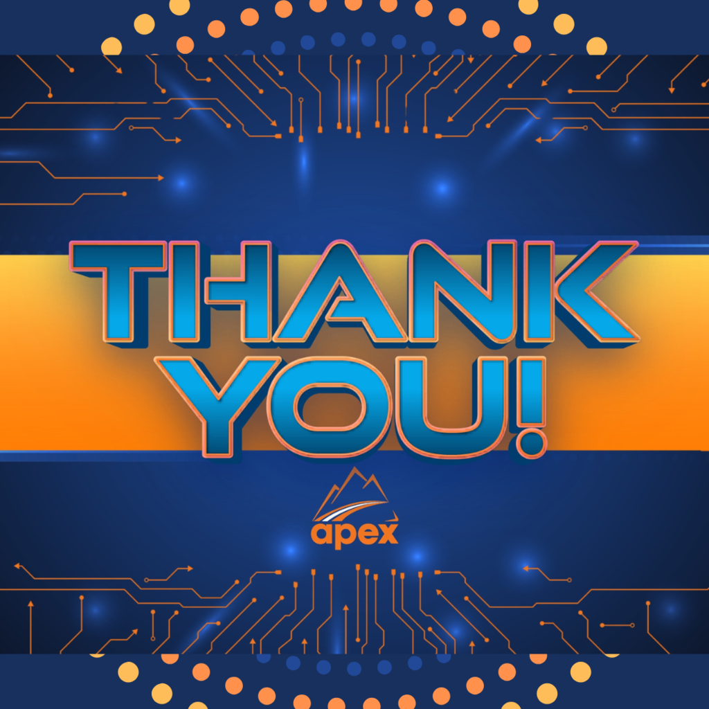 APEX THANK YOU