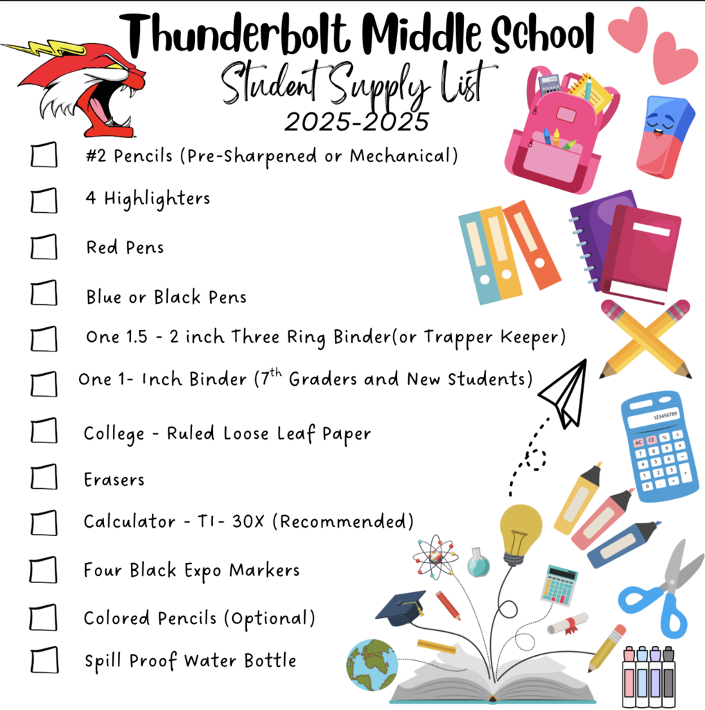 School Supplies 2025-2026