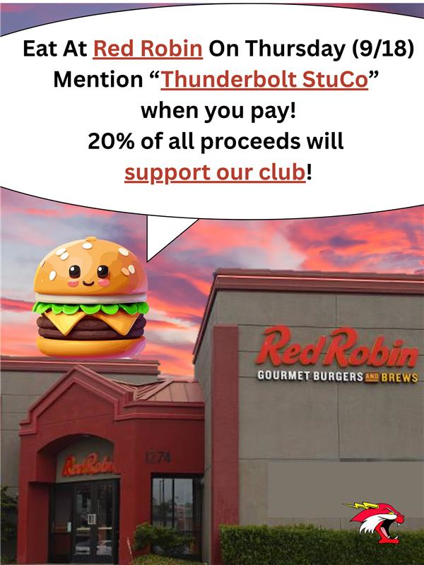 RED ROBIN YUMMMM 