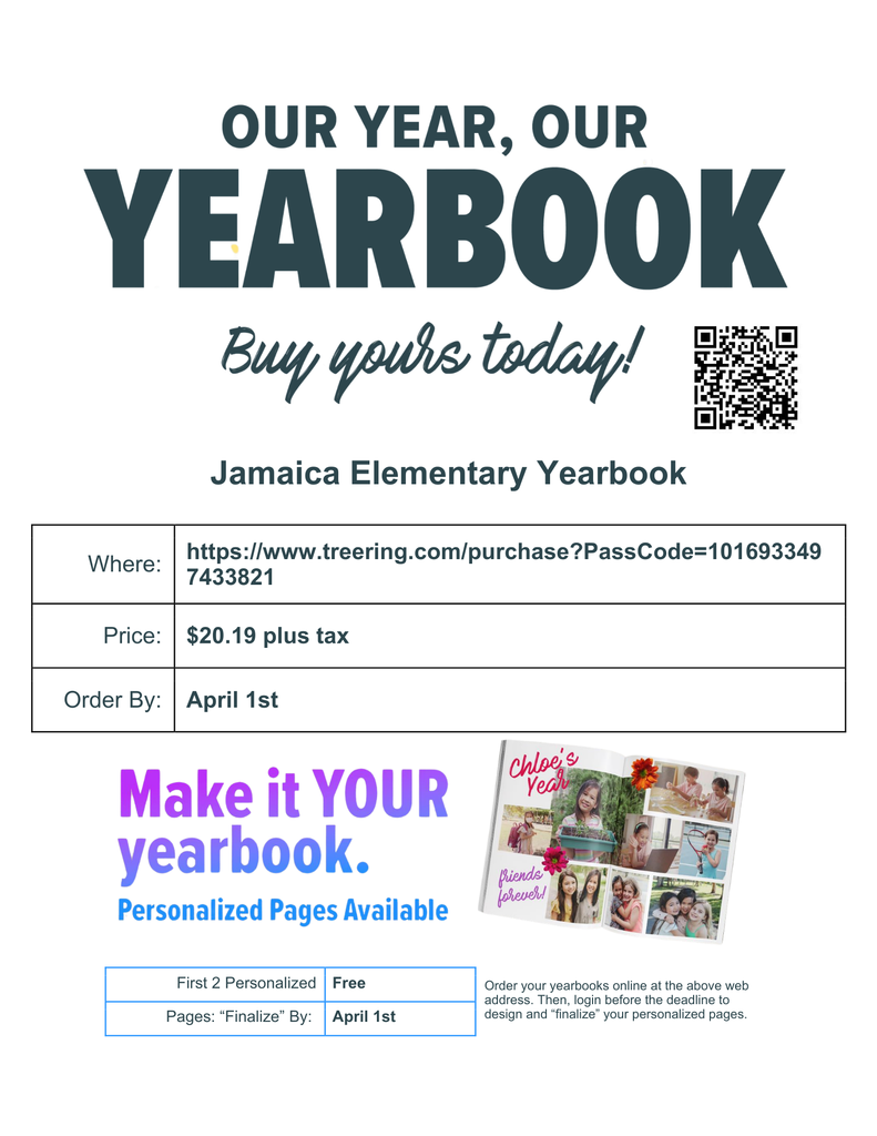 Yearbooks are now for sale!
