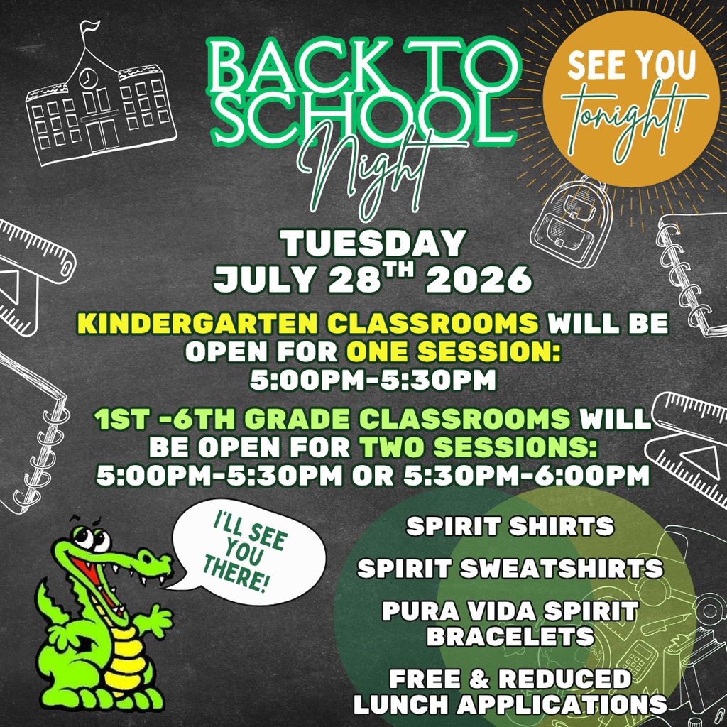 Back to School Night is Tonight!
