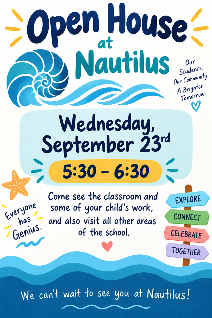 Open House at Nautilus 9/23 @ 5:30-6:30