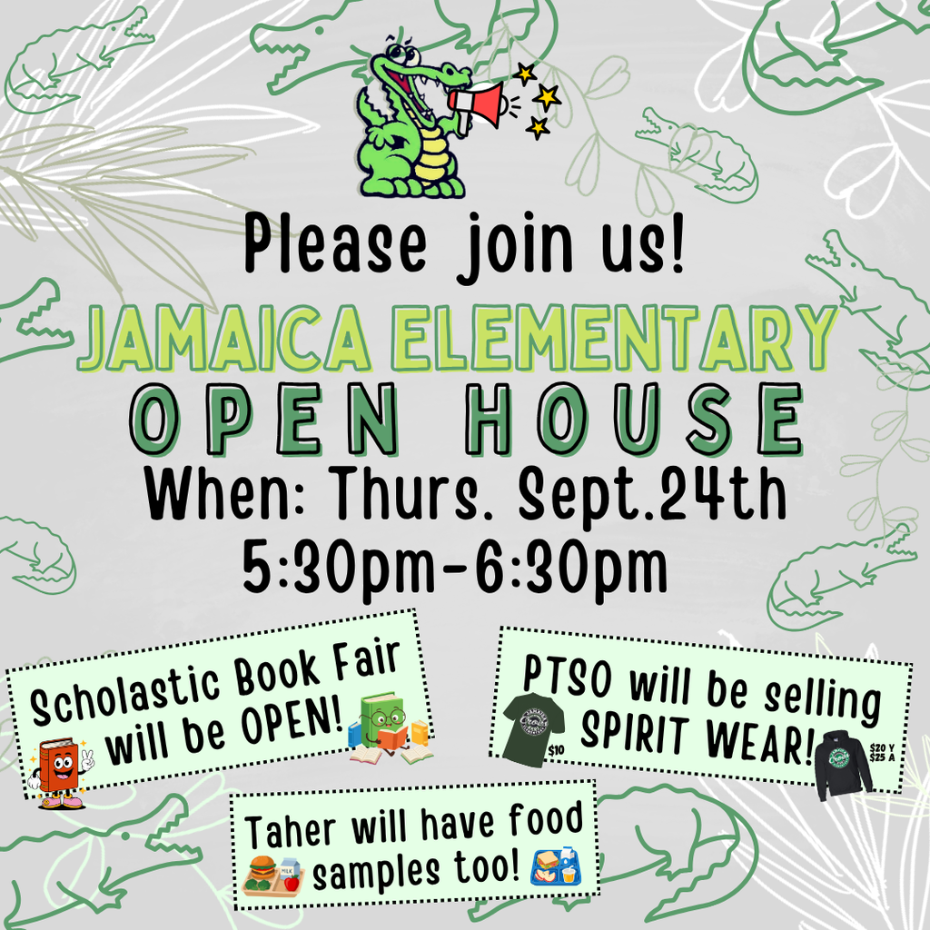 Open House is Thursday Sept 24, 2026 from 5:30pm-6:30pm