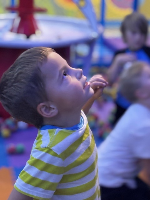 student on field trip